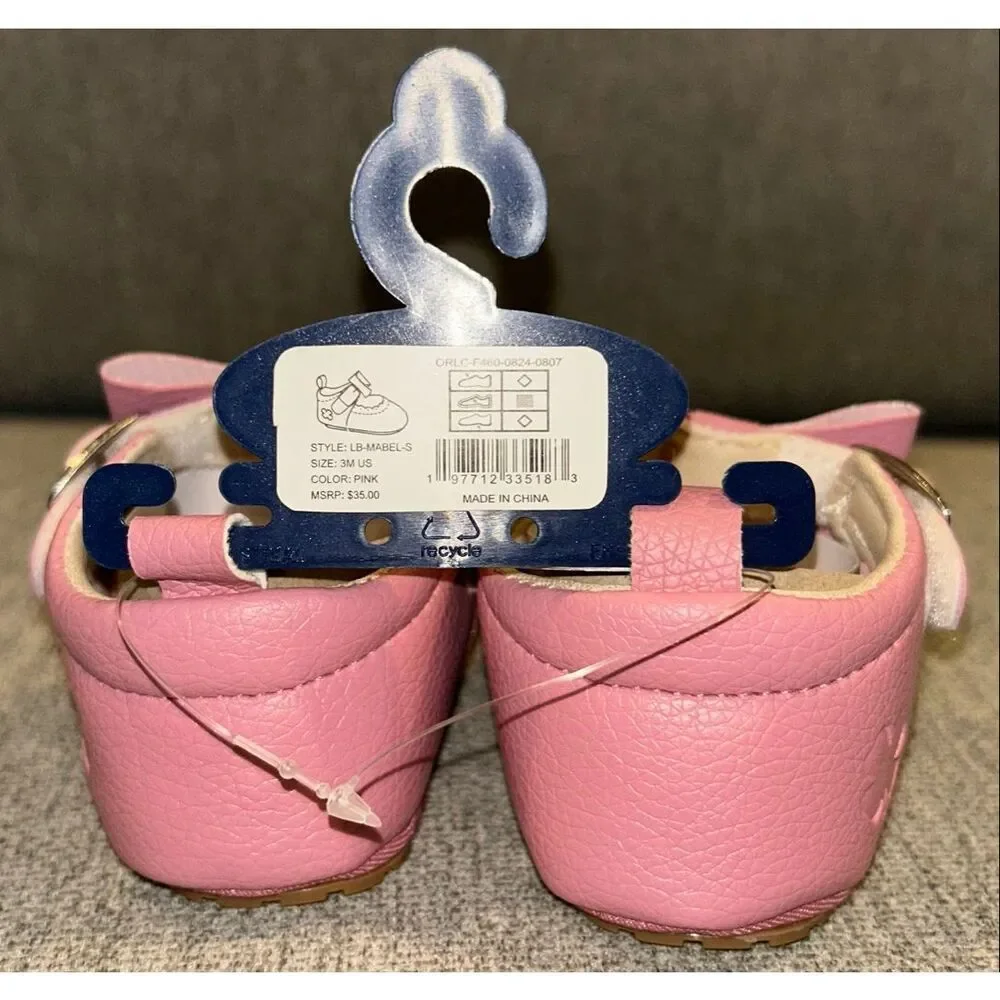 Lucky Brand pink mabel flats size 3